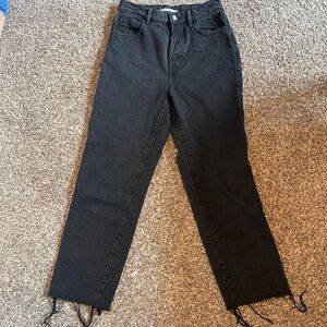 Black PacSun mom jeans size 26